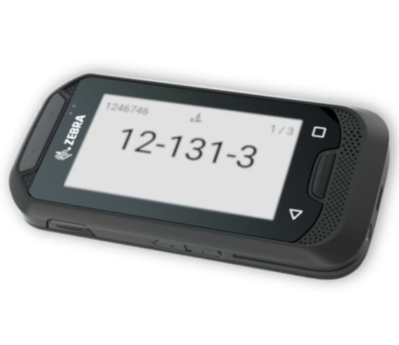 Screenshot of the flaschenpost warehouse app on a Zebra handheld