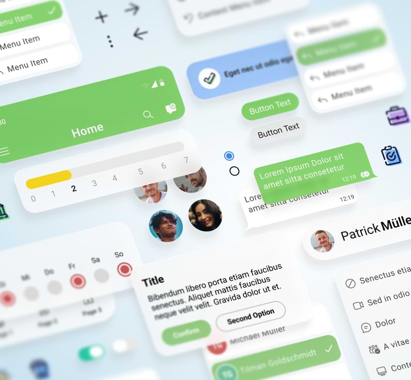 Entwickler testet mobile App auf Smartphone während der App-Programmierung am Desktop – Beispiel für App-Entwicklung und UI/UX-Design bei Cayas.